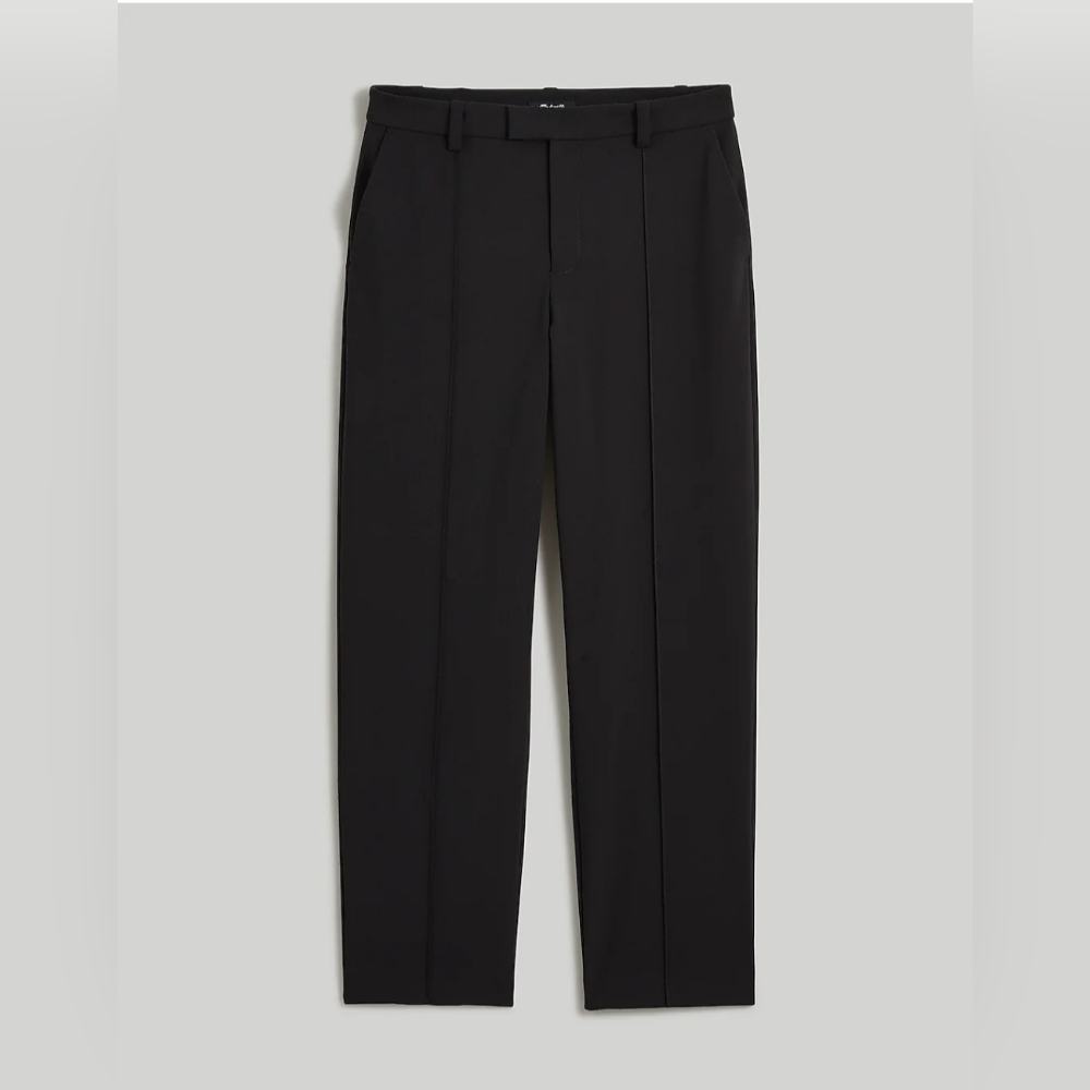 COPY - NWT Madewell The Petite Fairbanks Pant, 2P in True Black - Picture 6 of 12